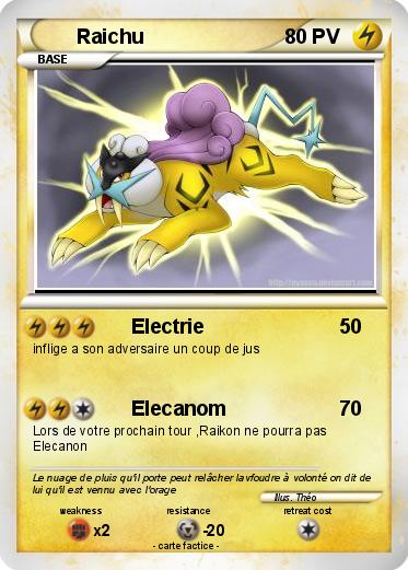 Pokemon Raichu