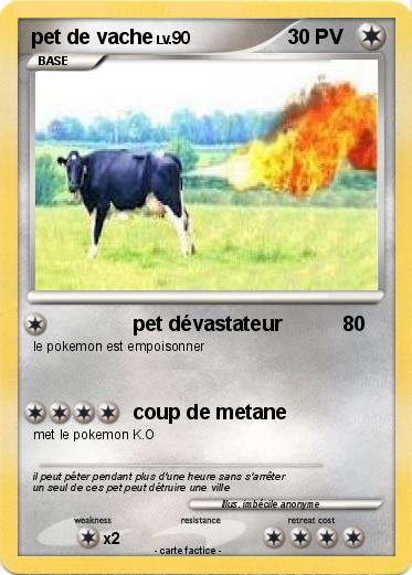 Pokemon pet de vache