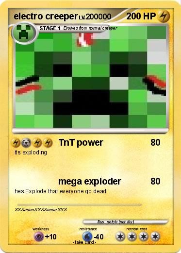 Pokemon electro creeper