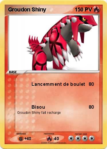 Pokemon Groudon Shiny