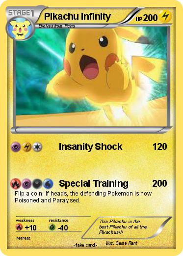 Pokemon Pikachu Infinity