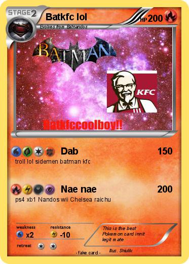 Pokemon Batkfc lol