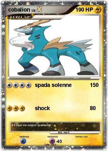 Pokemon cobalion
