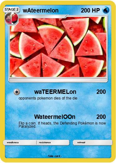 Pokemon wAteermelon