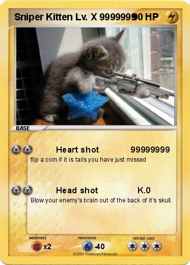 Pokemon Sniper Kitten Lv. X 9999999