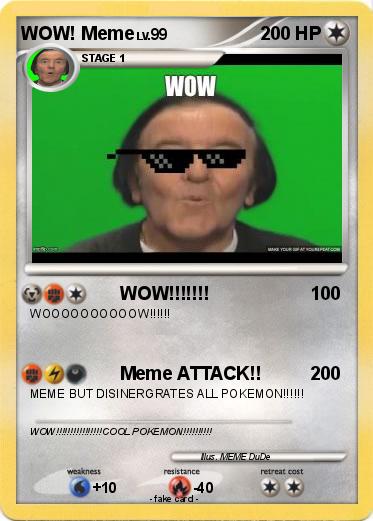 Pokemon WOW! Meme