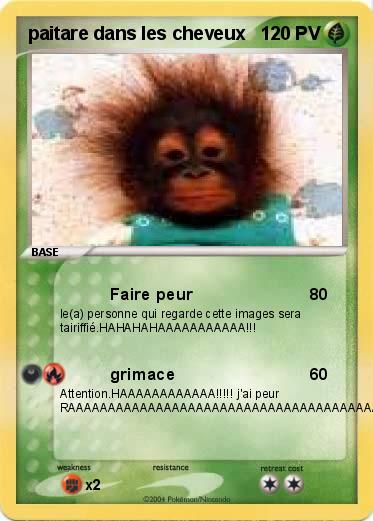 Pokemon paitare dans les cheveux