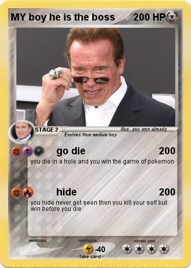 Pokemon MY boy he is the boss