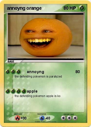 Pokemon annoyng orange