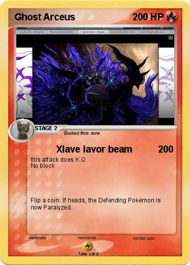 Pokemon Ghost Arceus