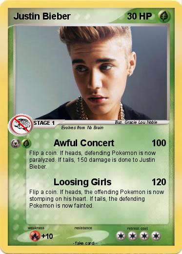 Pokemon Justin Bieber