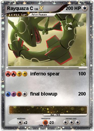 Pokemon Rayquaza C