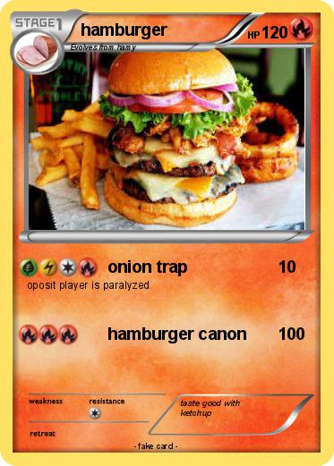 Pokemon hamburger