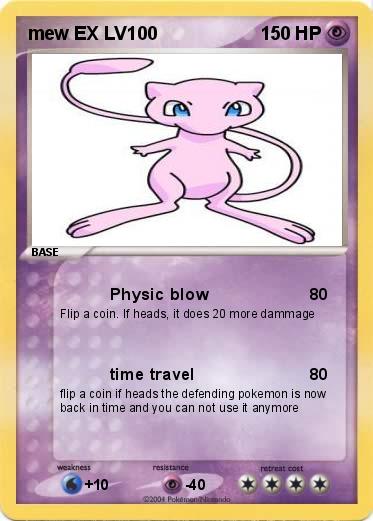 Pokemon mew EX LV100