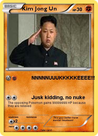 Pokemon Kim Jong Un