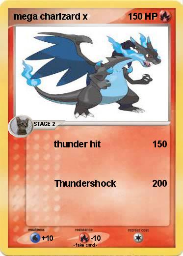 Pokemon mega charizard x