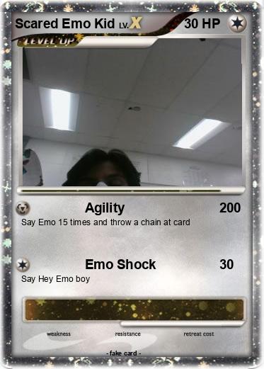 Pokemon Scared Emo Kid
