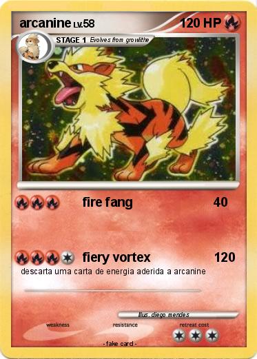 Pokemon arcanine