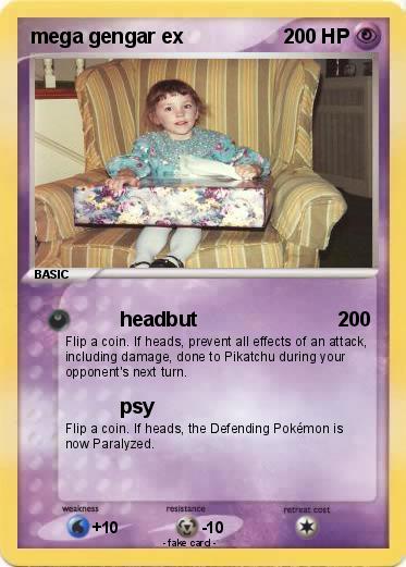 Pokemon mega gengar ex