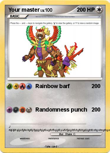 Pokemon Your master