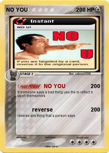 Pokemon NO YOU