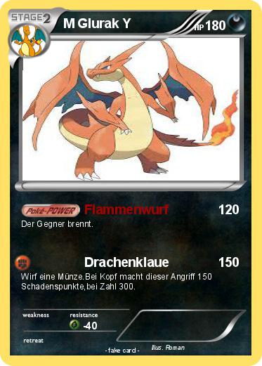 Pokemon M Glurak Y