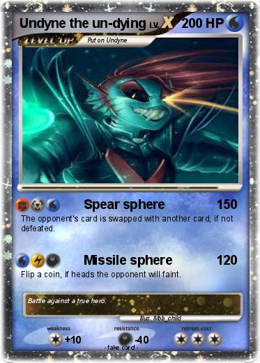 Pokemon Undyne the un-dying