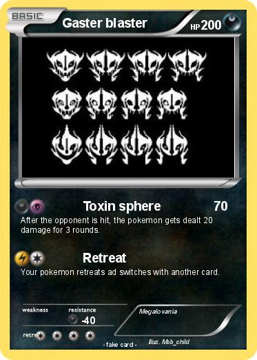 Pokemon Gaster blaster