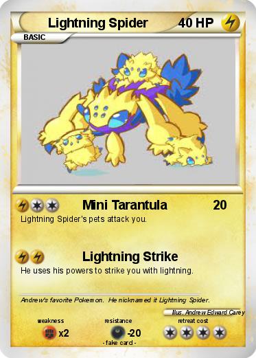Pokemon Lightning Spider