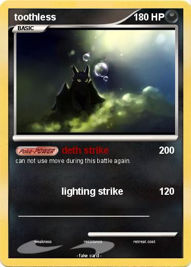 Pokemon toothless