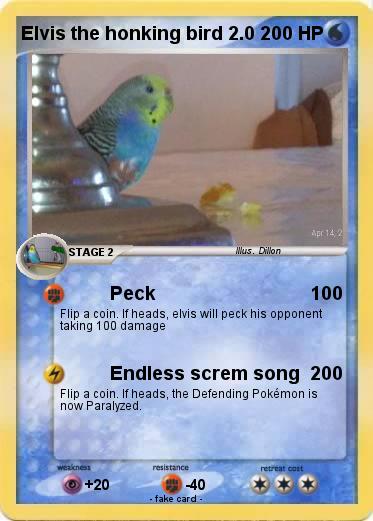 Pokemon Elvis the honking bird 2.0