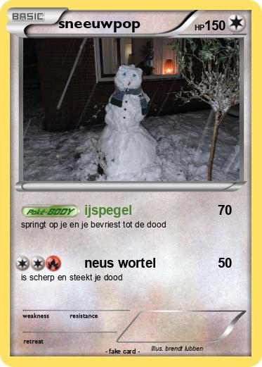 Pokemon sneeuwpop