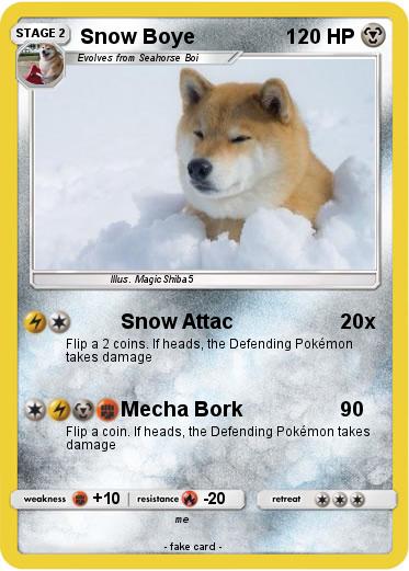 Pokemon Snow Boye