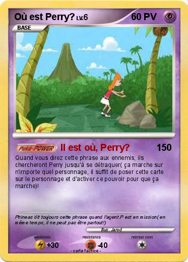 Pokemon Où est Perry?