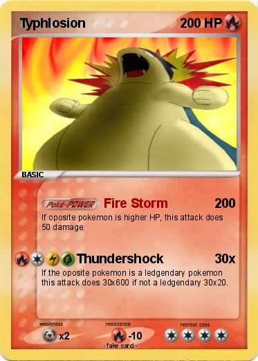 Pokemon Typhlosion
