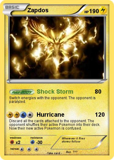 Pokemon Zapdos