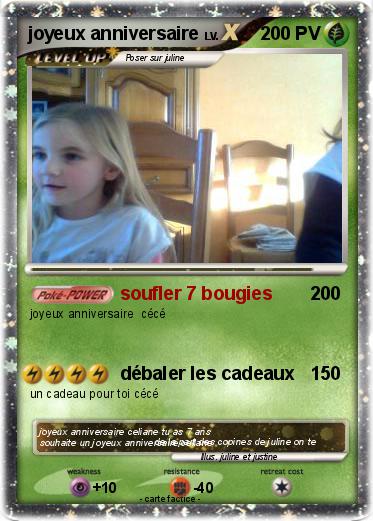 Pokemon joyeux anniversaire