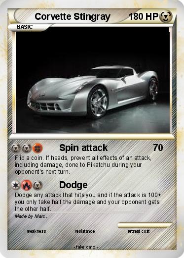 Pokemon Corvette Stingray