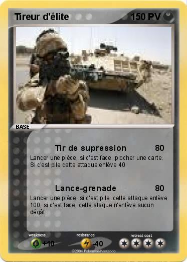 Pokemon Tireur d'élite