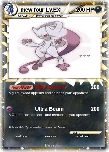 Pokemon mew four Lv.EX