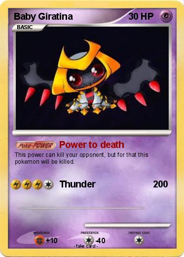 Pokemon Baby Giratina