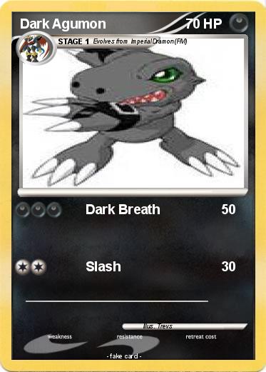 Pokemon Dark Agumon