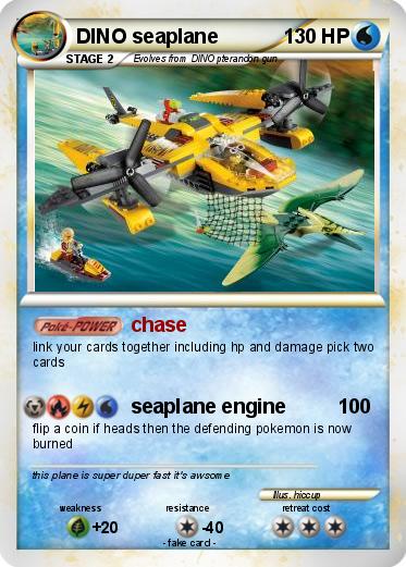 Pokemon DINO seaplane