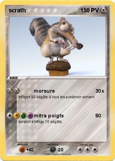 Pokemon scrath