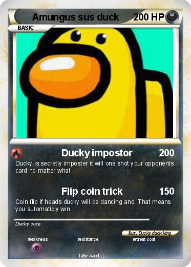 Pokemon Amungus sus duck
