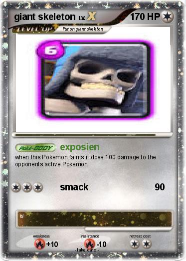 Pokemon giant skeleton