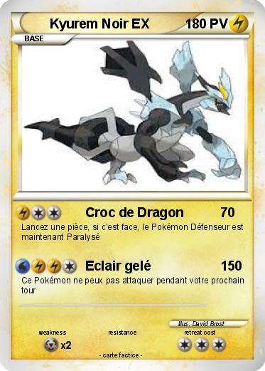 Pokemon Kyurem Noir EX