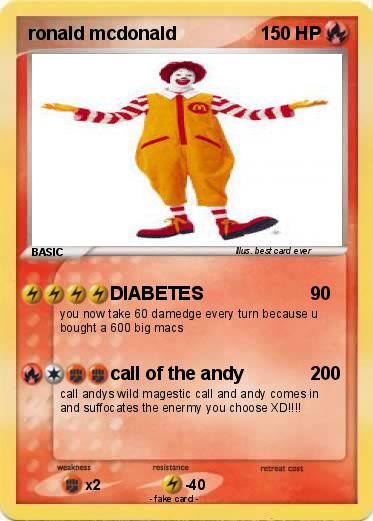 Pokemon ronald mcdonald