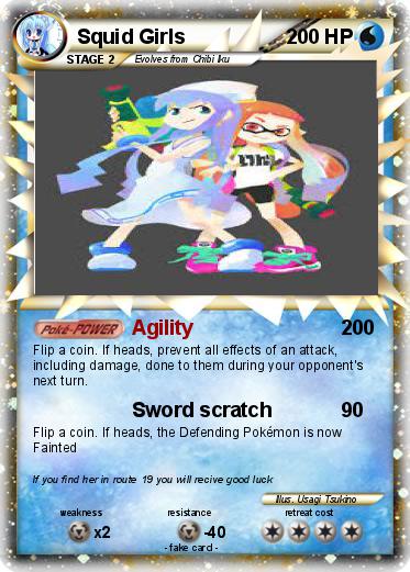 Pokemon Squid Girls