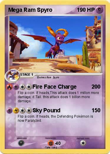 Pokemon Mega Ram Spyro